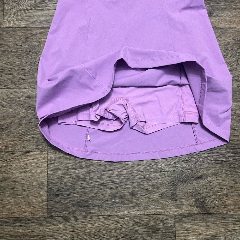 Outdoor Voices One Shoulder Skort Dress in Light Purple Size Medium Pickleball - Picture 6 of 8